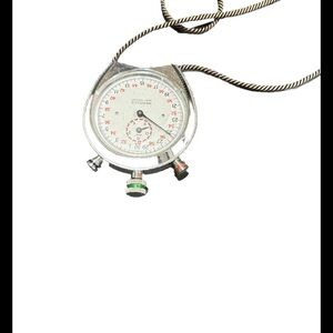 WESTCLOX VTG Three Button Pocket Watch, 1970s. Manual Wind 1/10th Second.